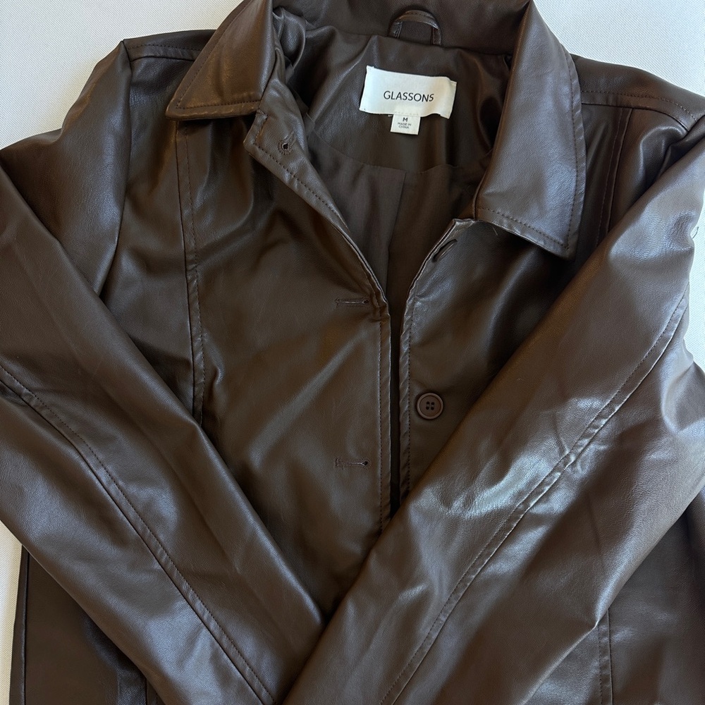 Glassons Brown Leather Jacket